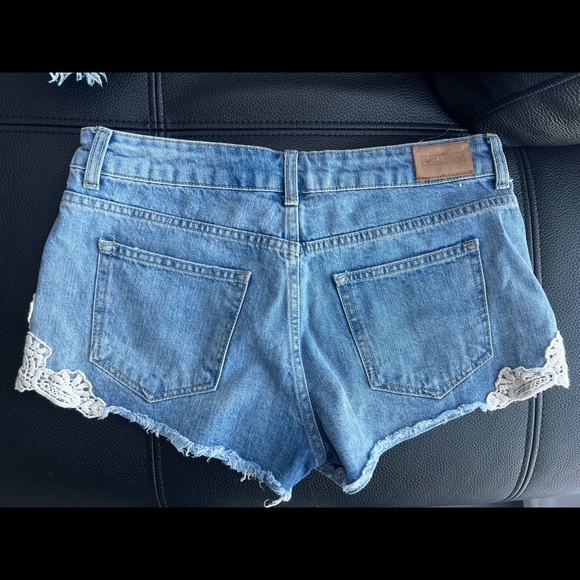 Embroidered Jean Shorts - Picture 2 of 5